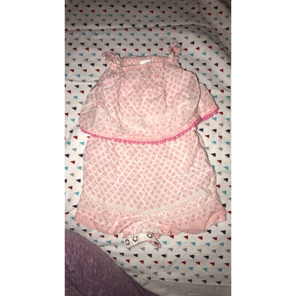 Pompom baby romper
