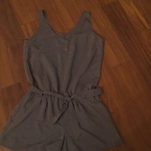 Gray romper Gray romper