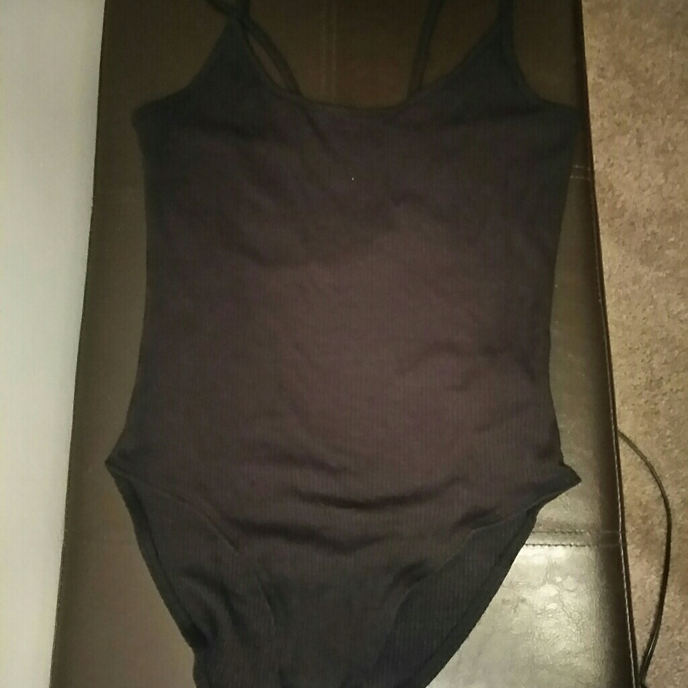 Black bodysuit cami