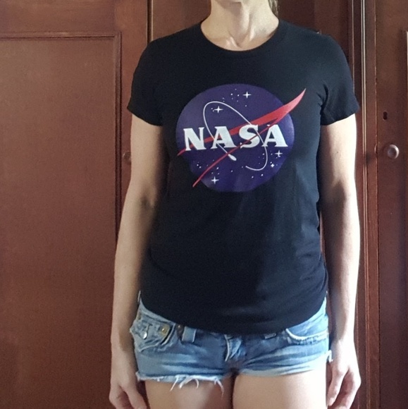 American Apparel Tops - American Apparel Black NASA Tee / Top S
