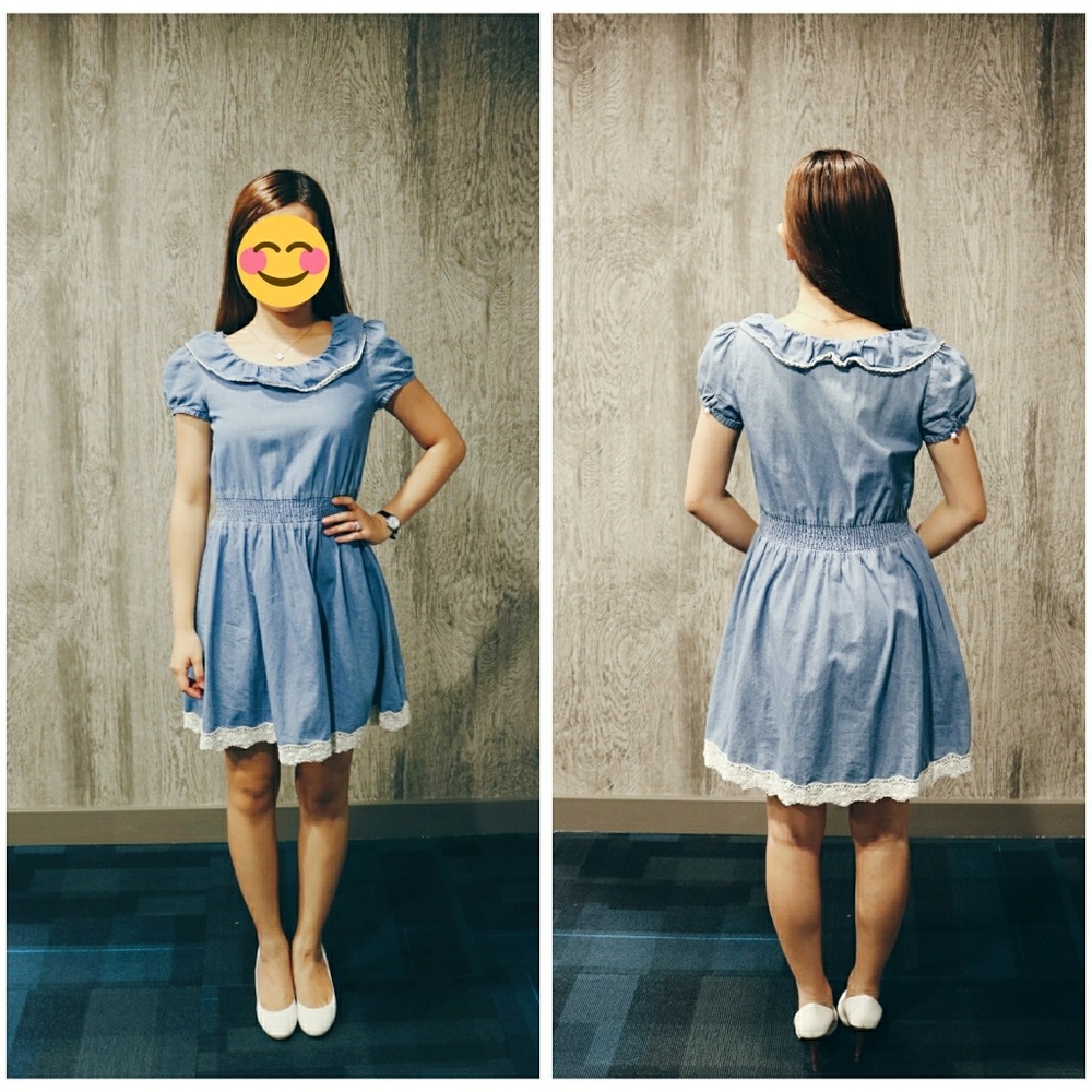 Denim like summer dress