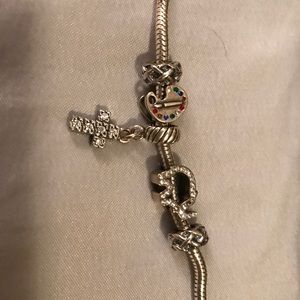 Pandora Bracelet, charms, and spacers