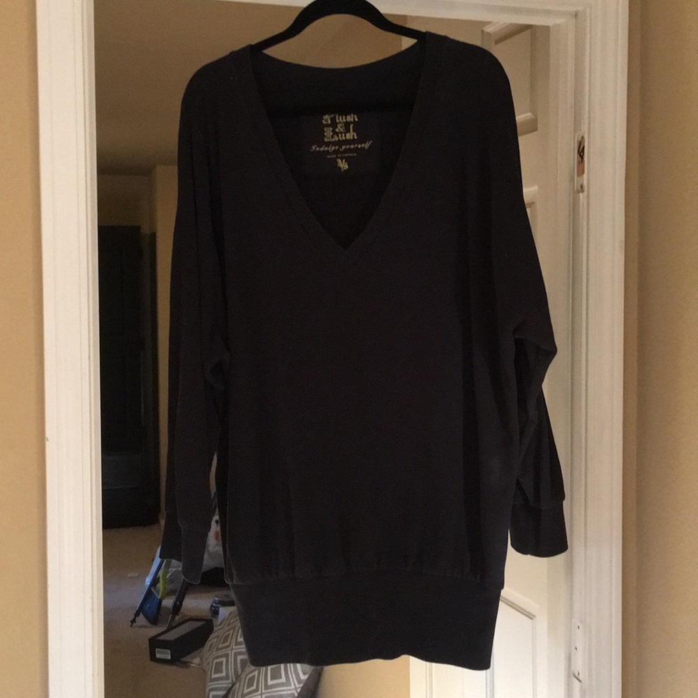 Victoria's Secret oversized tunic vneck sweatshirt