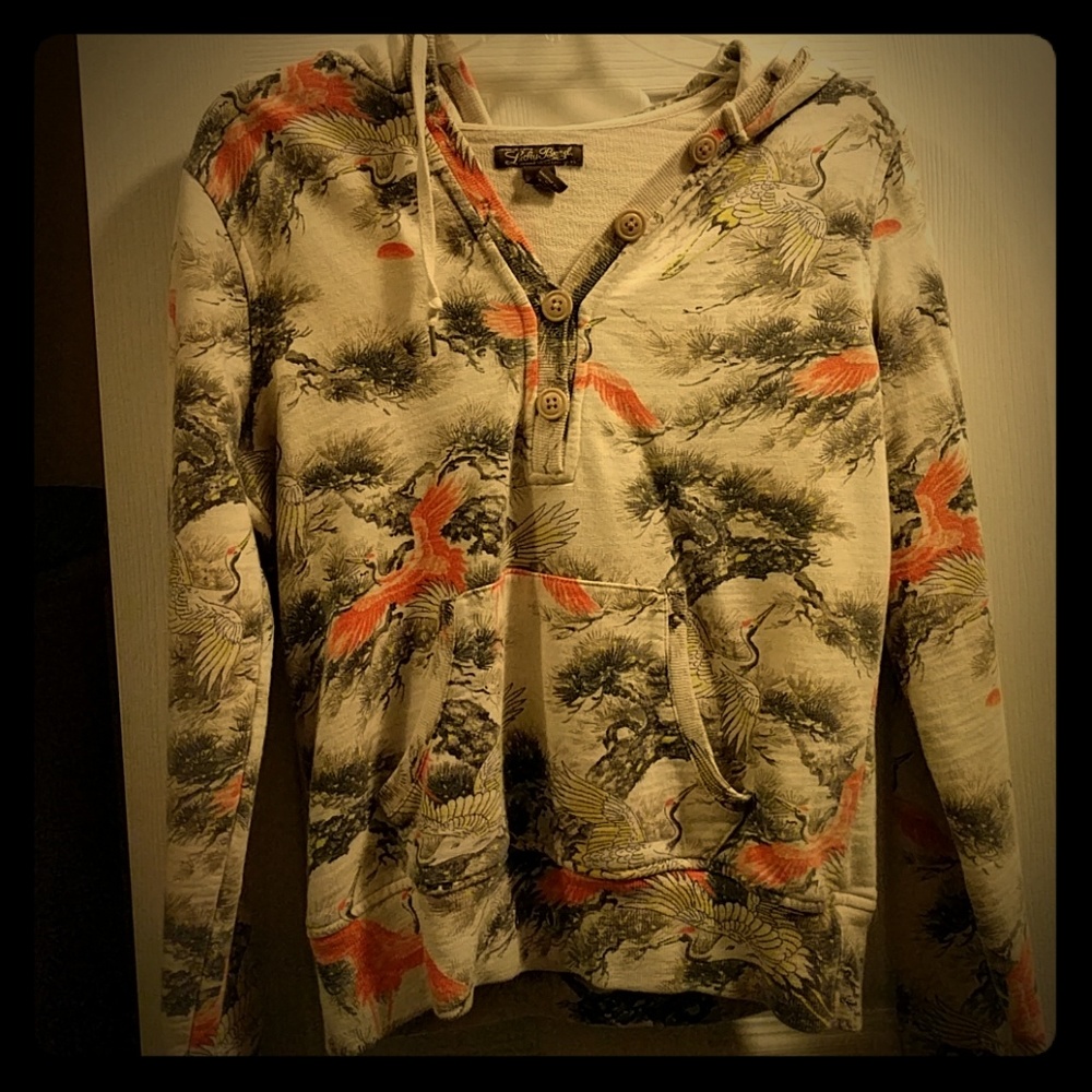 Lucky brand flamingo sweater