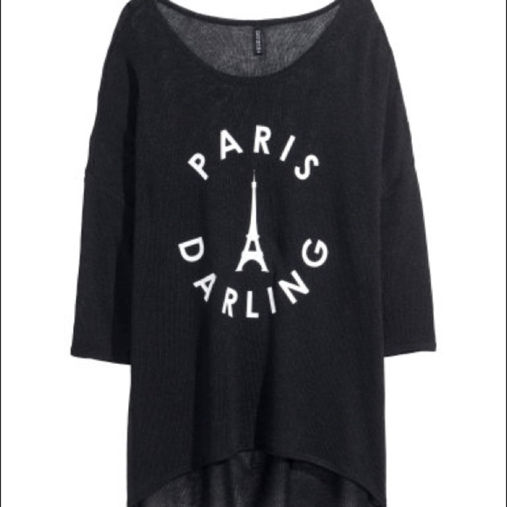 "Paris Darling" Oversized Sweater