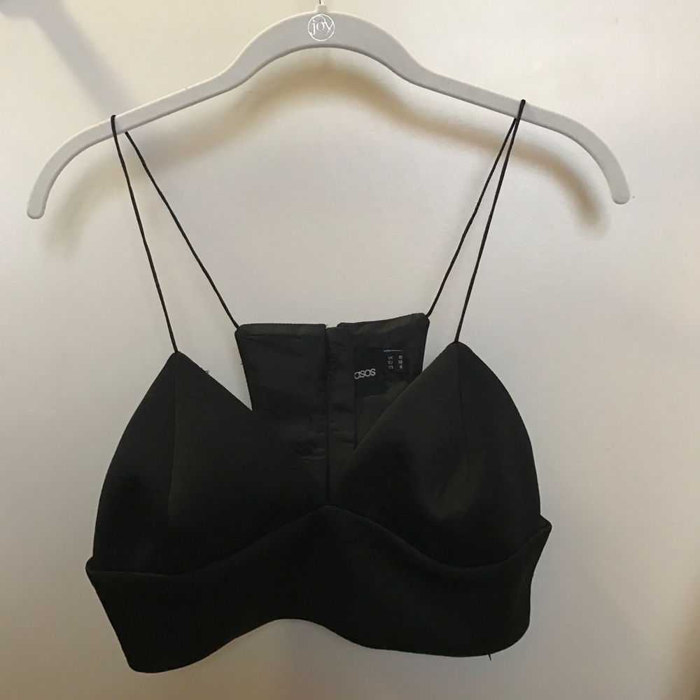 ASOS Black Crop Top