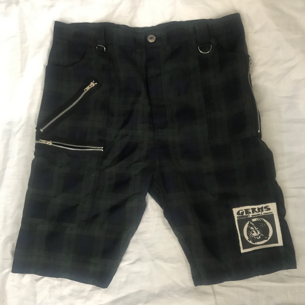 Punk rock bondage shorts size 42