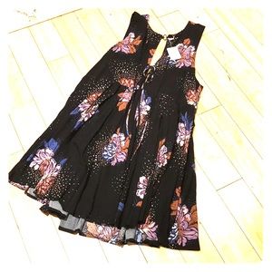 Free People Black Mini Dress NWT Large