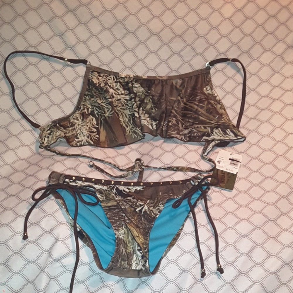 Realtree 2 piece swim suit, Bikini, size small