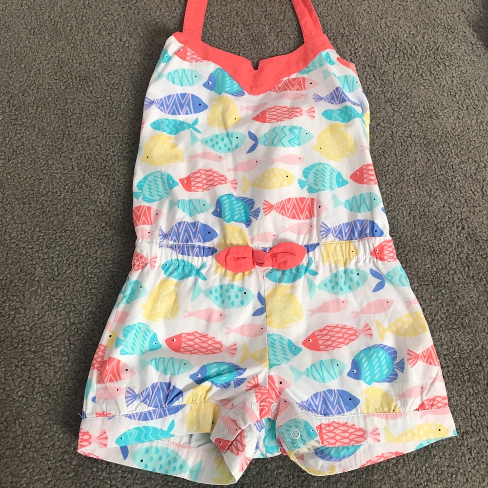 NWT Gymboree Fish Romper 🐠 🐡 🐟 3t