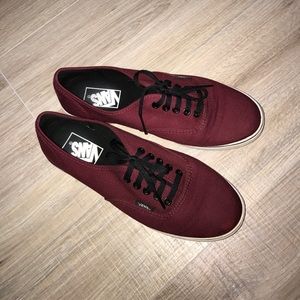 Maroon vans