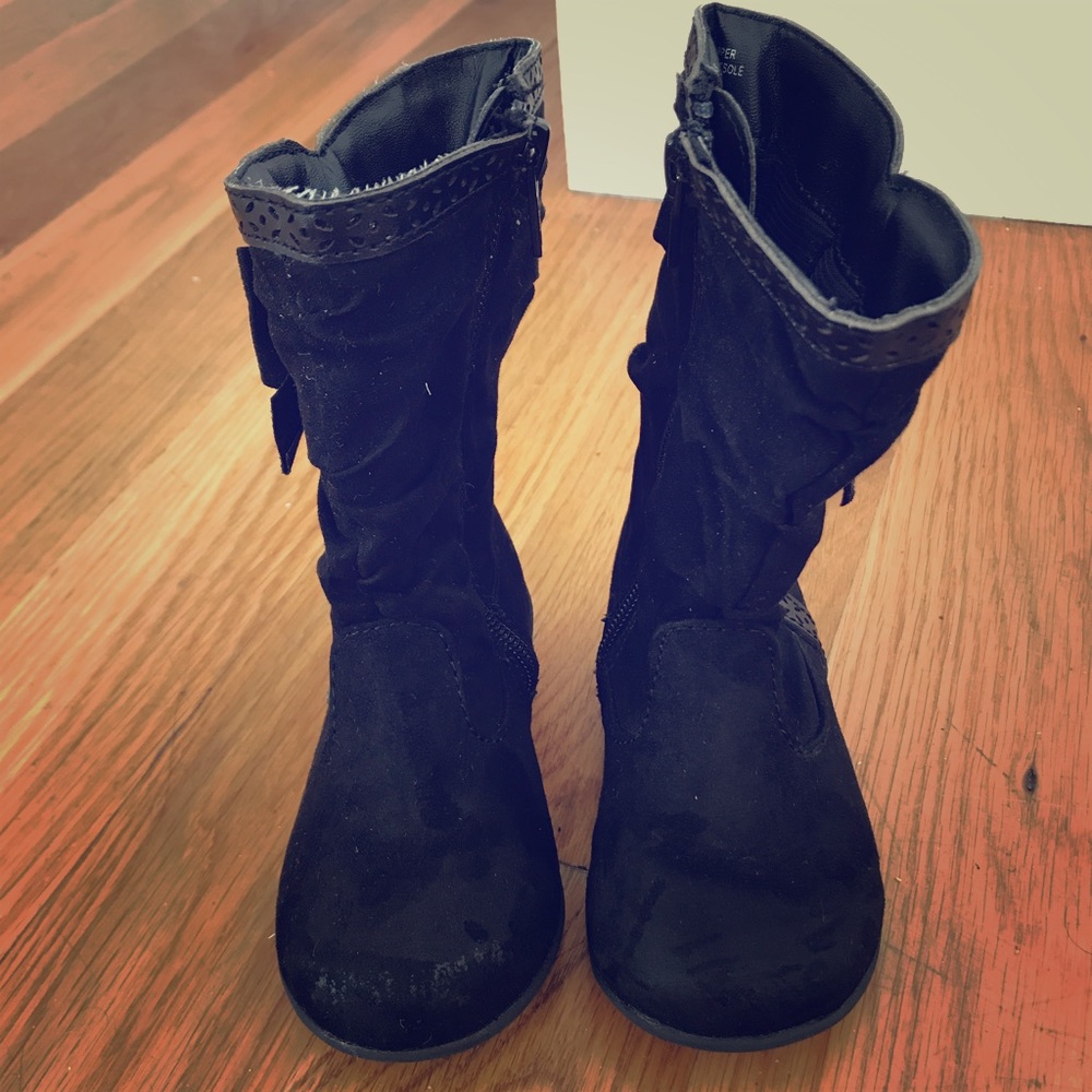 ⚡️3/$20⚡️ Cat & Jack suede toddler girl boots