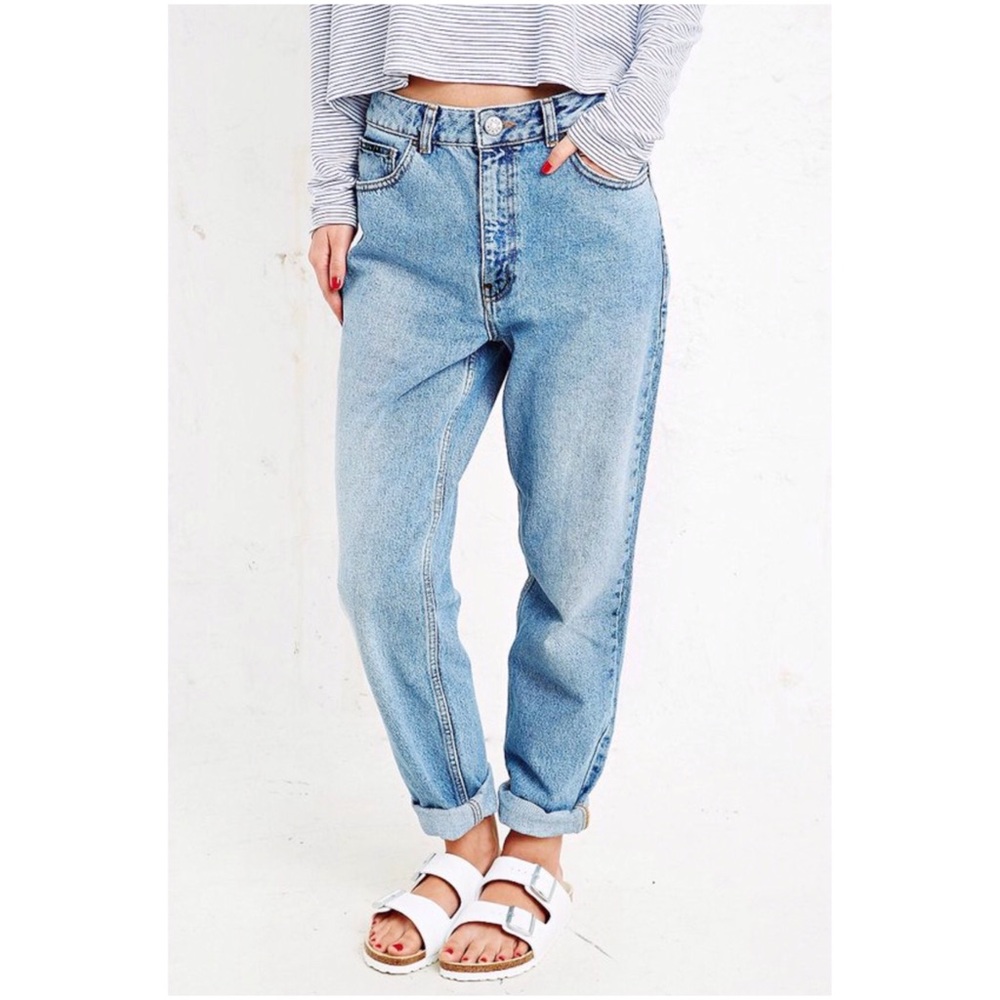 SOLD 90s Vintage DKNY High Waist Mom's Jeans - Picture 1 of 8
