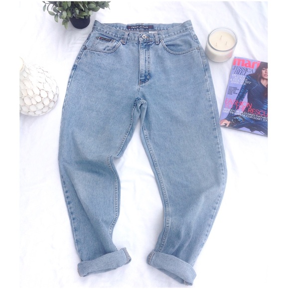 SOLD 90s Vintage DKNY High Waist Mom's Jeans - Picture 2 of 8