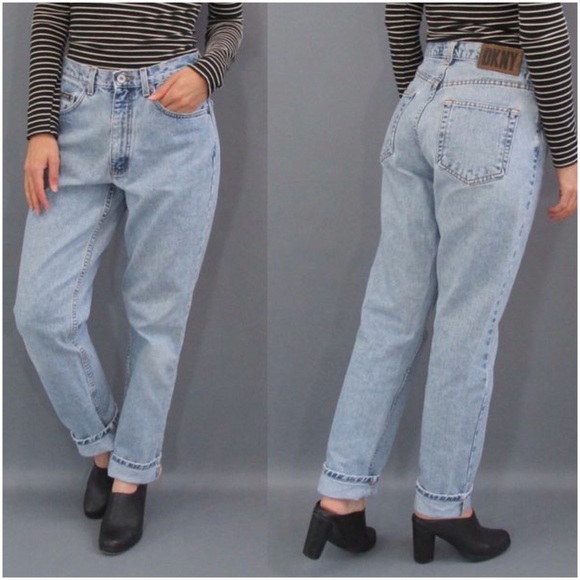 SOLD 90s Vintage DKNY High Waist Mom's Jeans - Picture 8 of 8