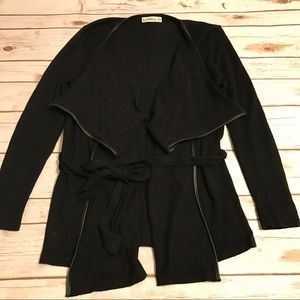 Zara Black Wrap Cardigan