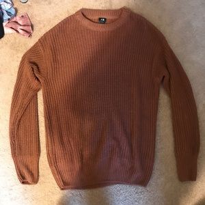 Burnt orange oversized sweater