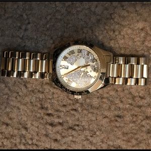 Gold World Big Michael Kors Watch