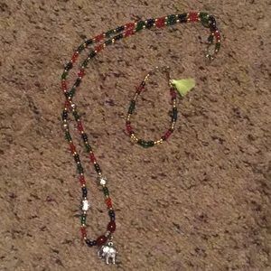 Necklace and bracelet set