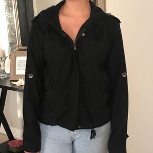 Brandy Melville zipper jacket w/ hood