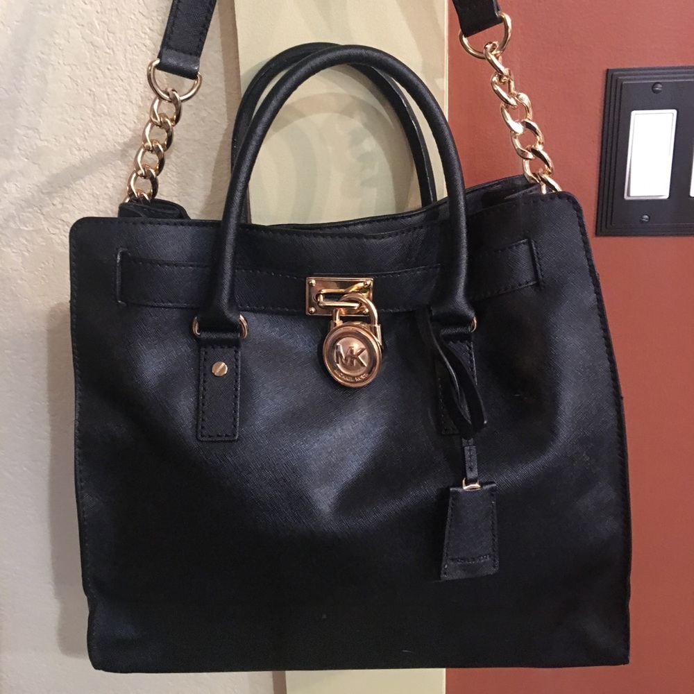 MICAHEL KORS AUTHENTIC LEATHER SATCHEL PURSE