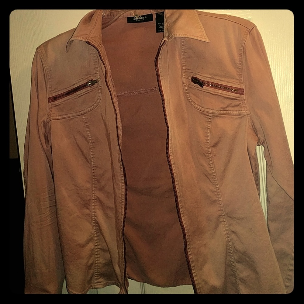 Small faded pink express jacket