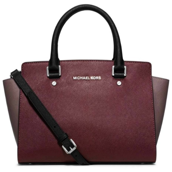 Michael Kors Handbags - Michael Kors Selma Medium Leather Satchel