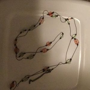Long beaded necklace