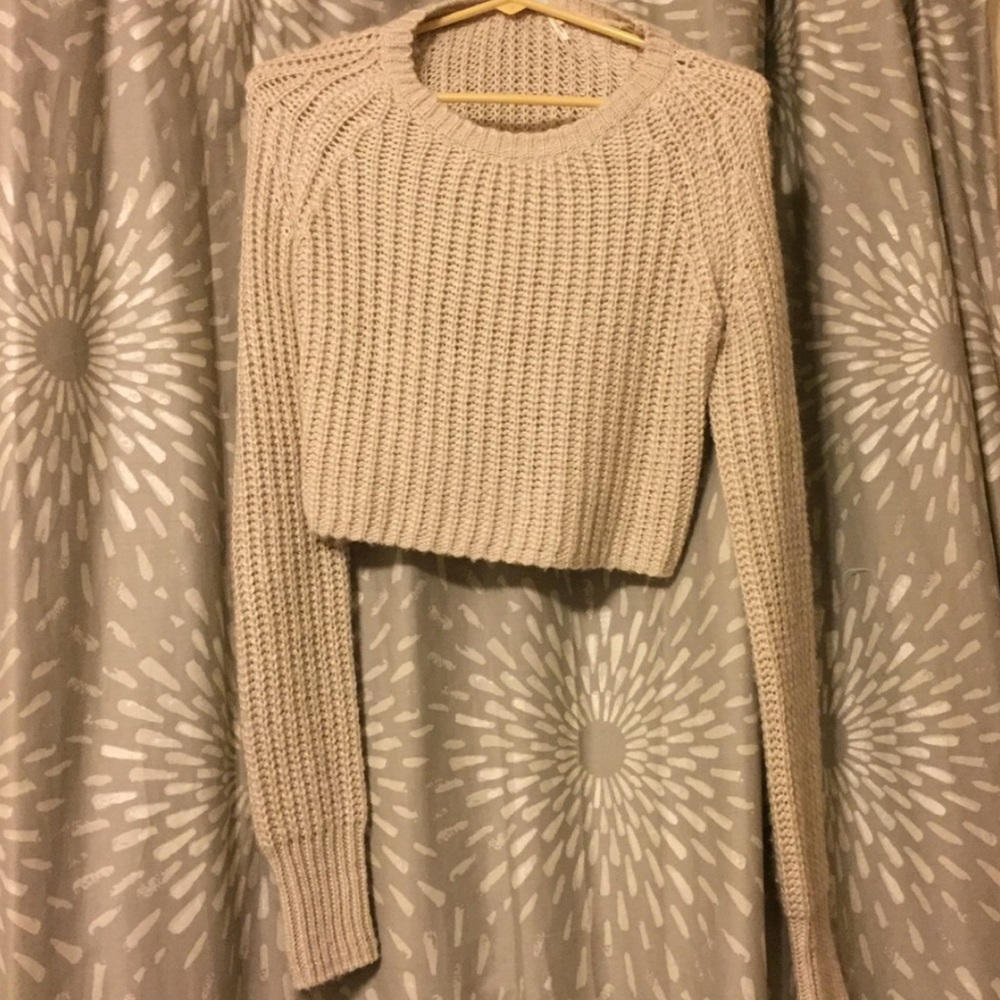 Adorable Silence + Noise cropped sweater