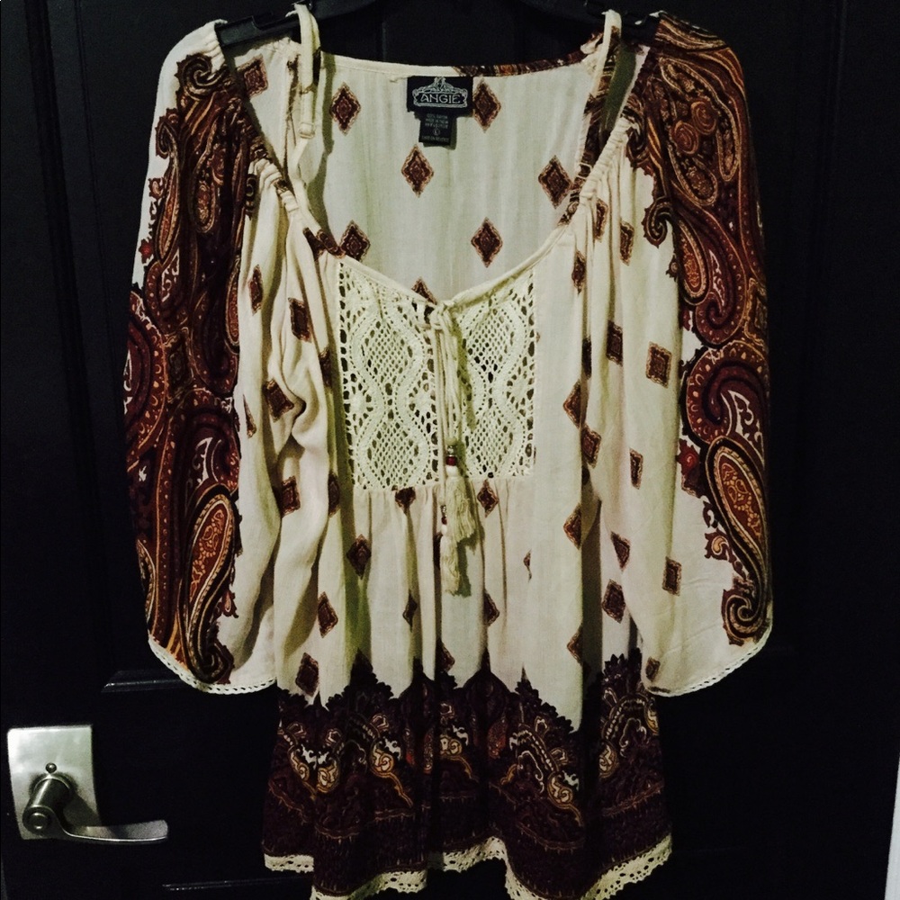 Bohemian style blouse from Nordstrom