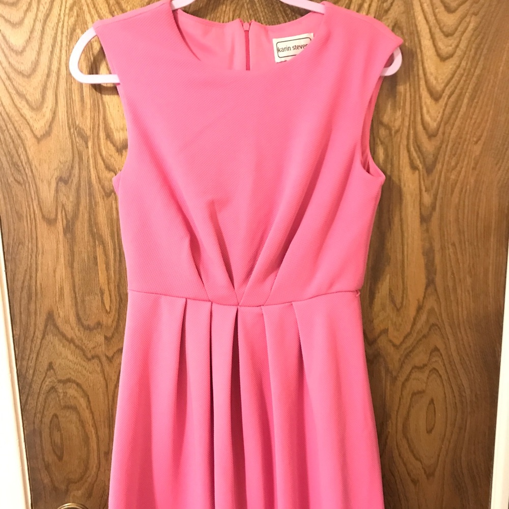 Hot pink dress