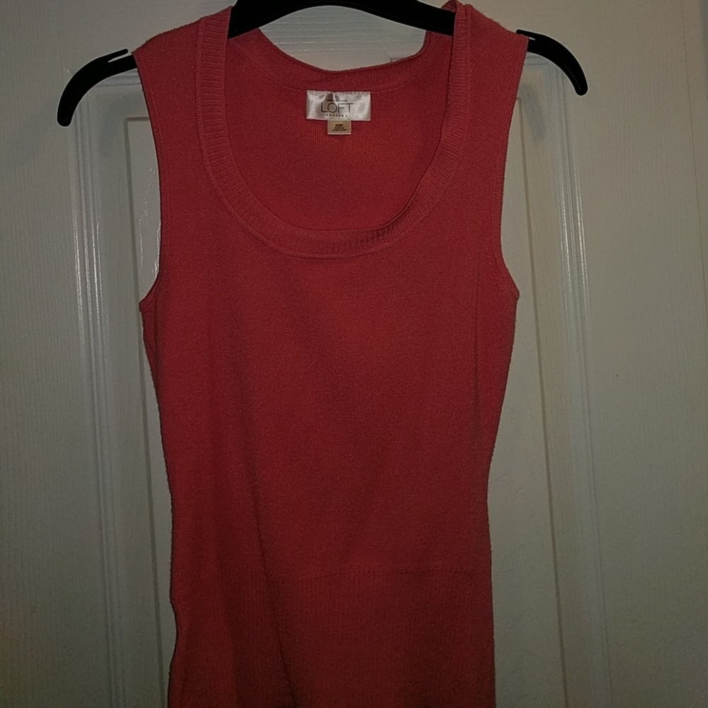Coral ladies ann taylor loft tank