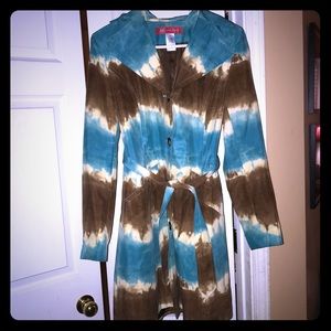 Anne Klein AK, trench coat.