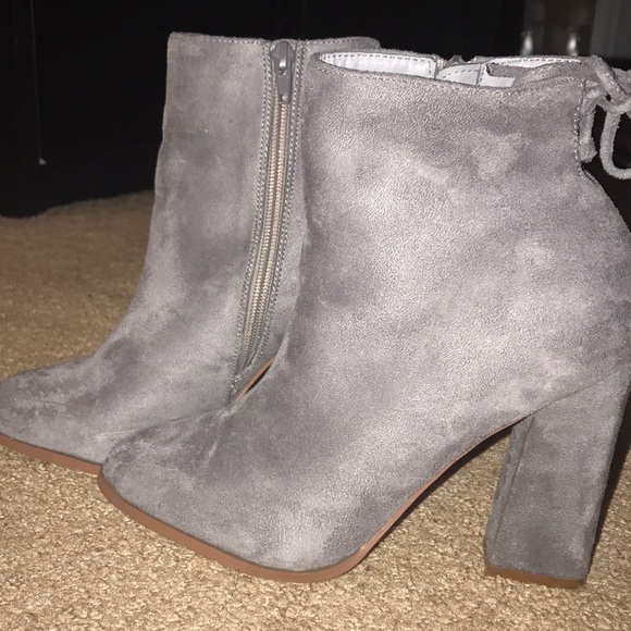 Shoes - Gray Booties