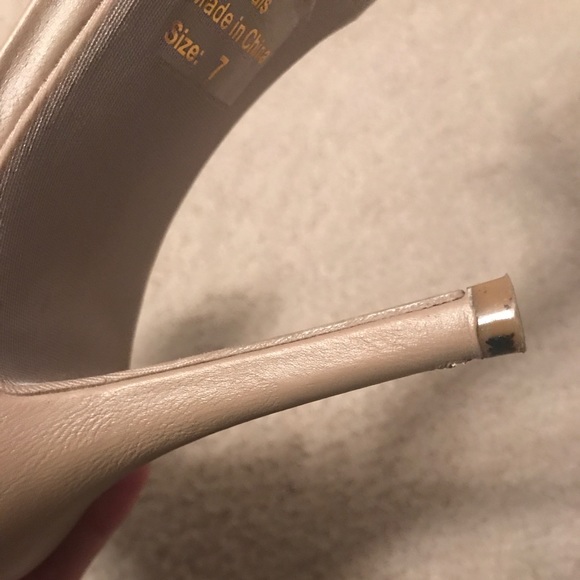 Tan Studded Heels - Picture 3 of 3