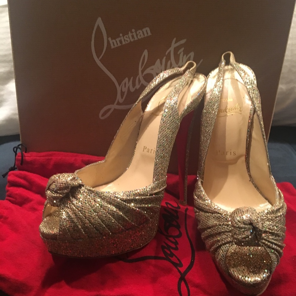 Christian Louboutin Jenny Glitter SB/Knot