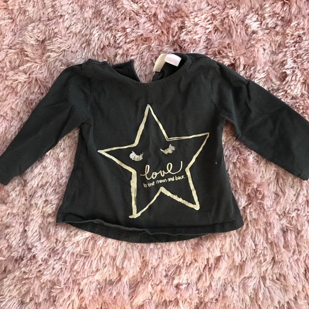 Zara long sleeved t shirt