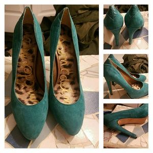 Sam edelman yasmine teal pump