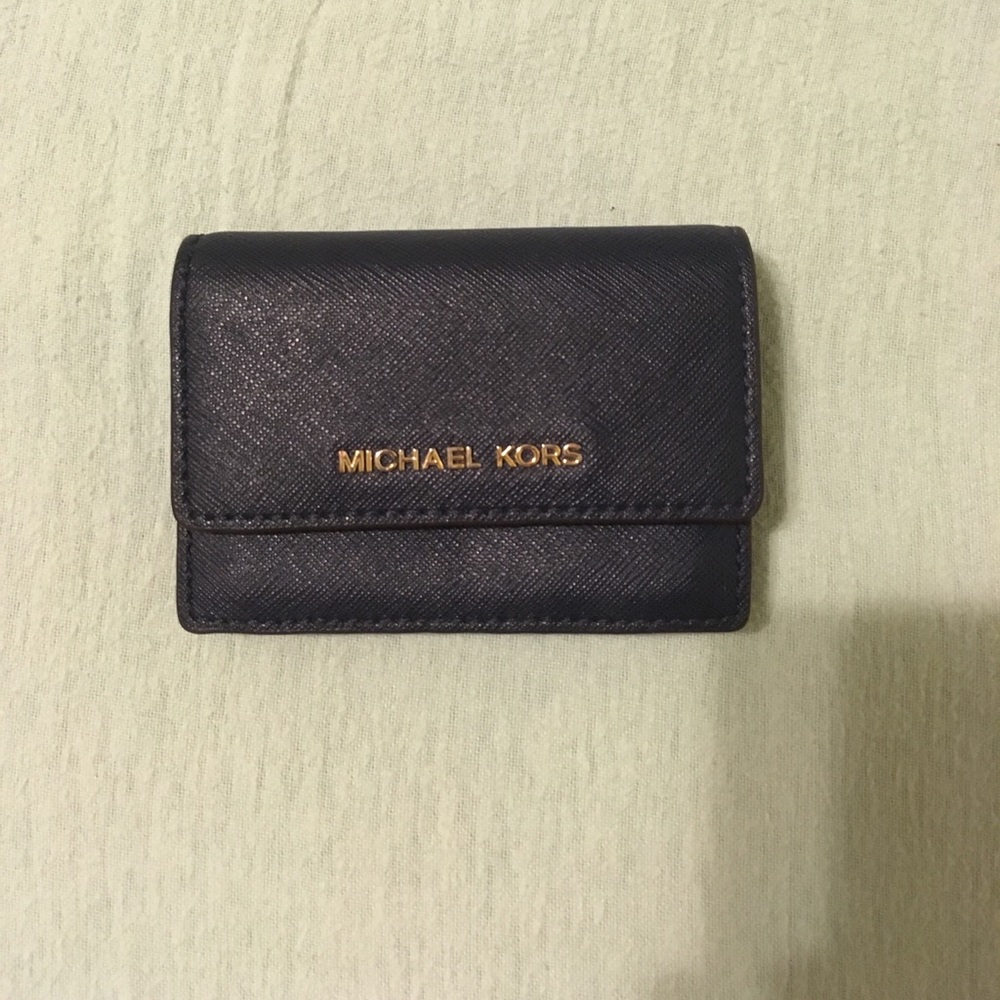 Michael kors Navy Blue card holder