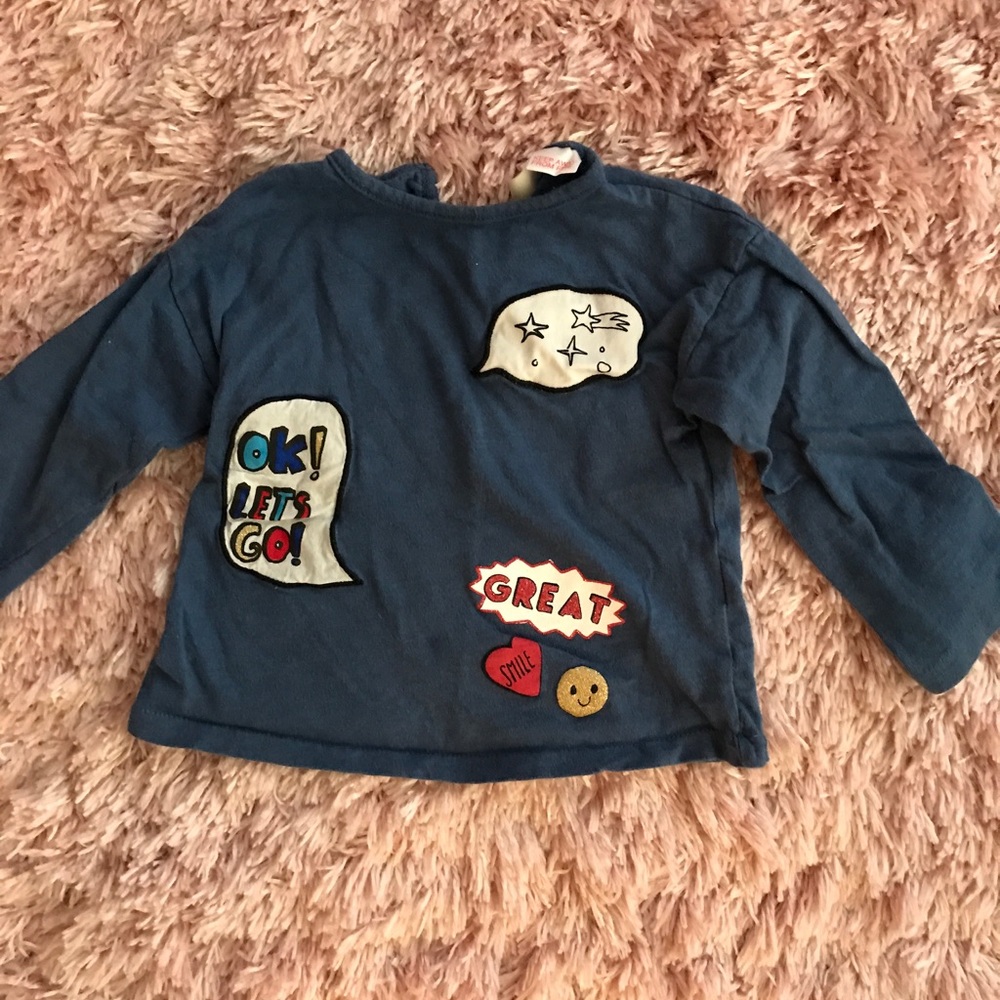 Zara patchwork shirt