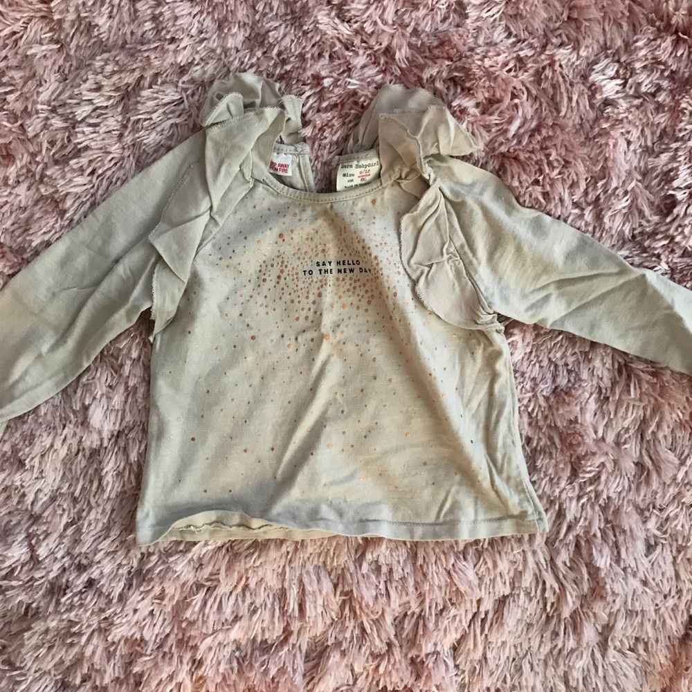 Zara long sleeved tee