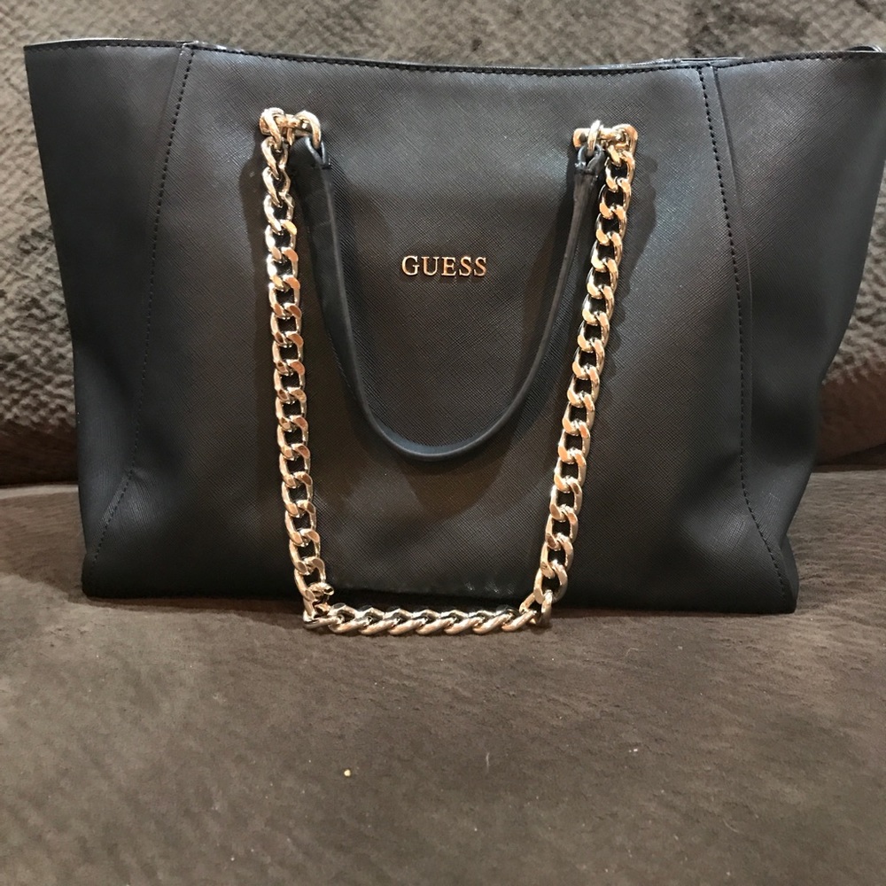 Guess leather tote