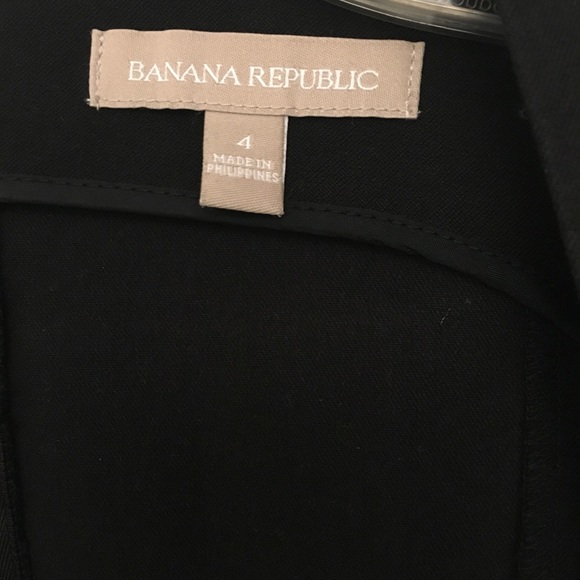 Banana Republic square neck little black dress - Picture 2 of 2