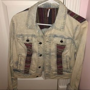 Free people Baja denim jacket size 4