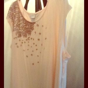 NWOT Gorgeous, sequined Top Lane Collection 4x