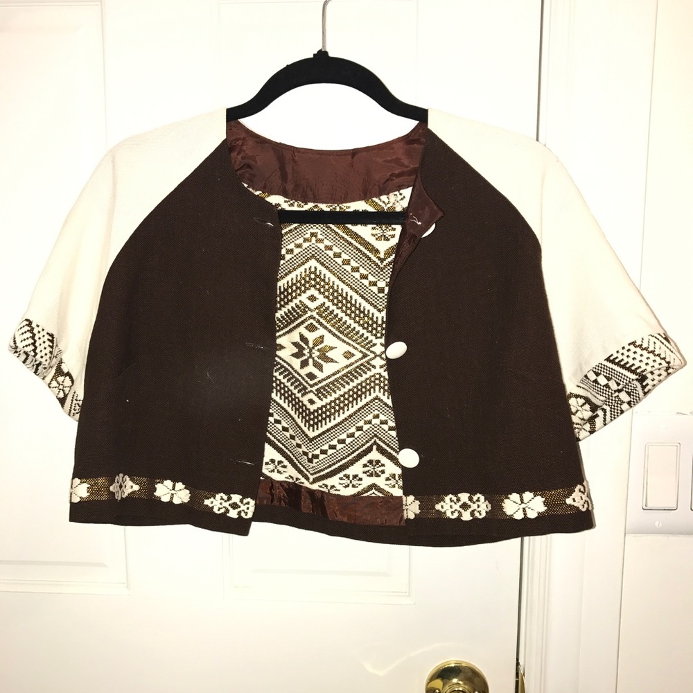 Vintage 1960s mod girl top