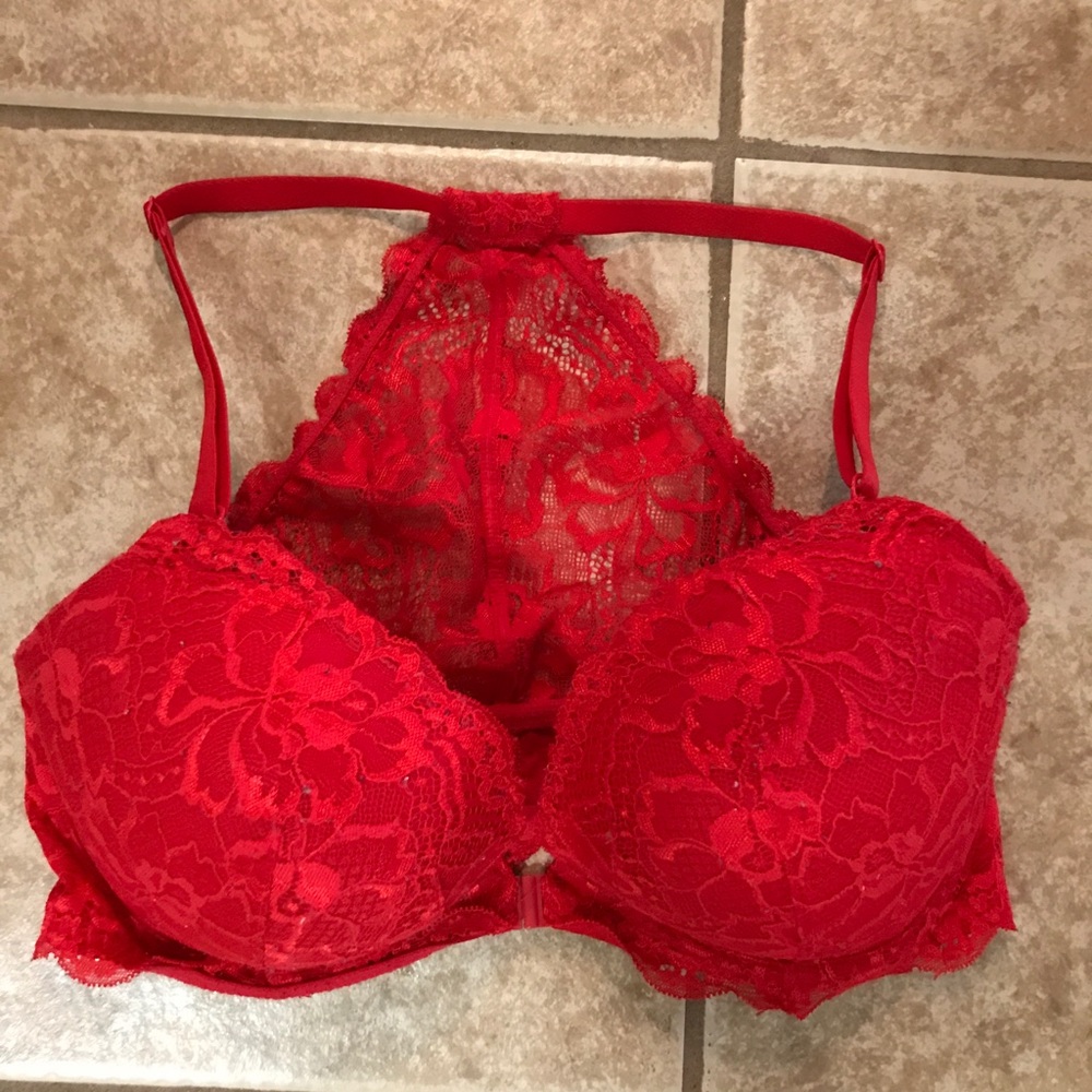 VS PINK LACE RACER BACK BRA