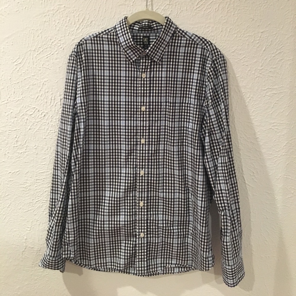 Men's Check Button Down