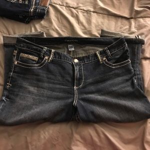 Maurice Bling Capris Size 20