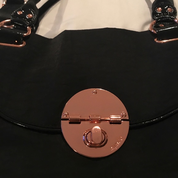 Mimco Bags Mimco Computer Tote With Rose Gold Poshmark